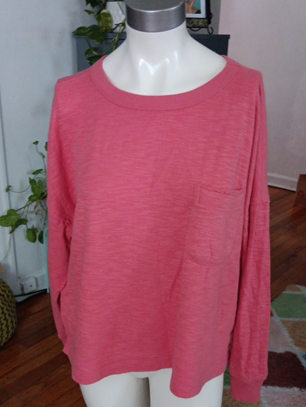 Coral Long Sleeve Top